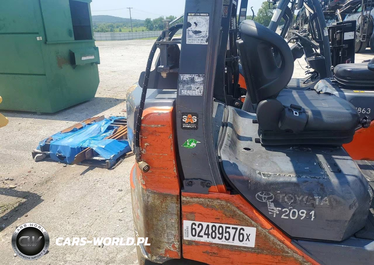 2019 Toyota 8Fgcu20 Forklift VIN:00181 - 6