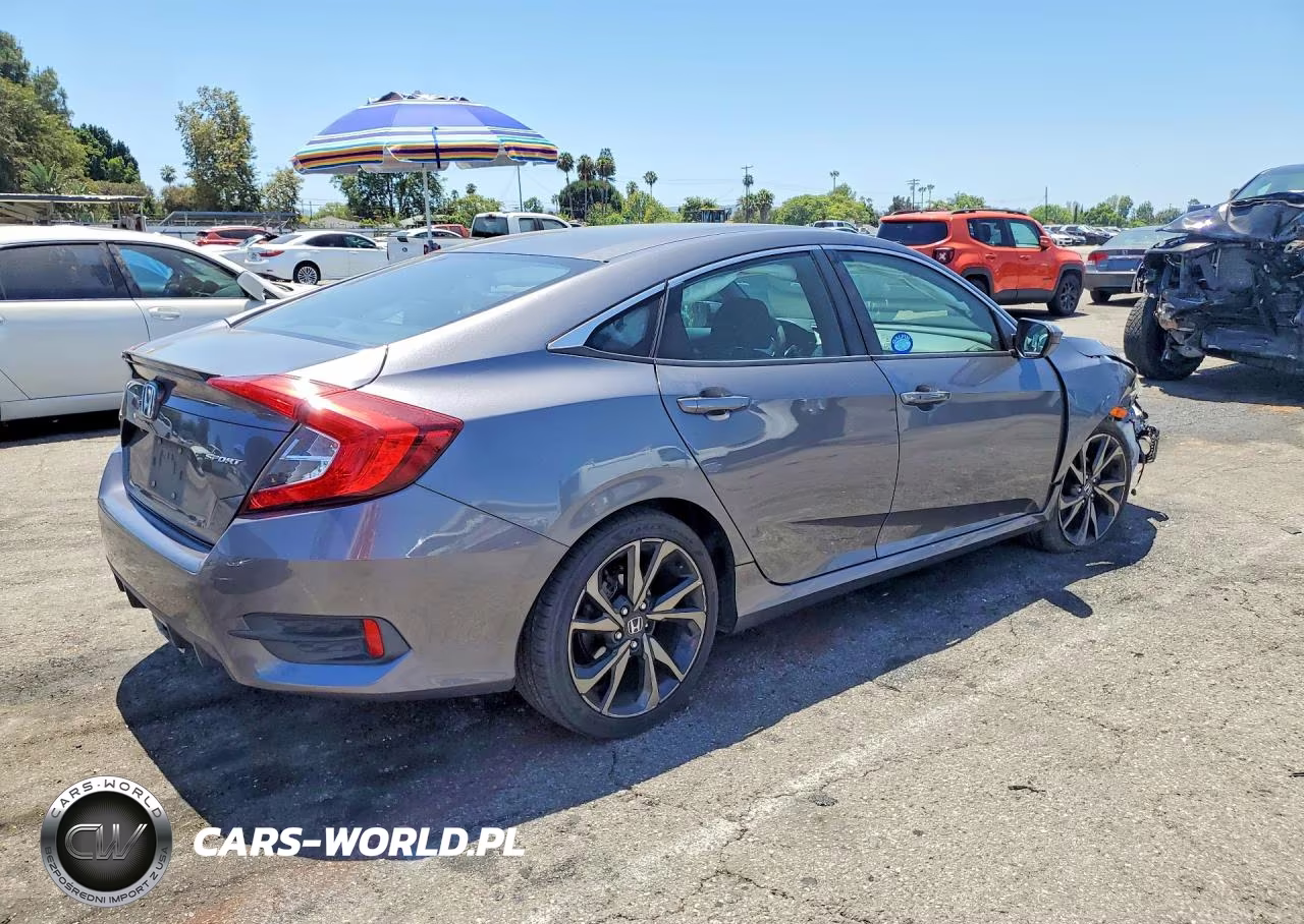 2020 Honda Civic Sport VIN:2HGFC2F81LH501300 - 3