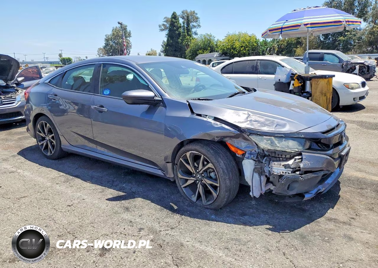 2020 Honda Civic Sport VIN:2HGFC2F81LH501300 - 4
