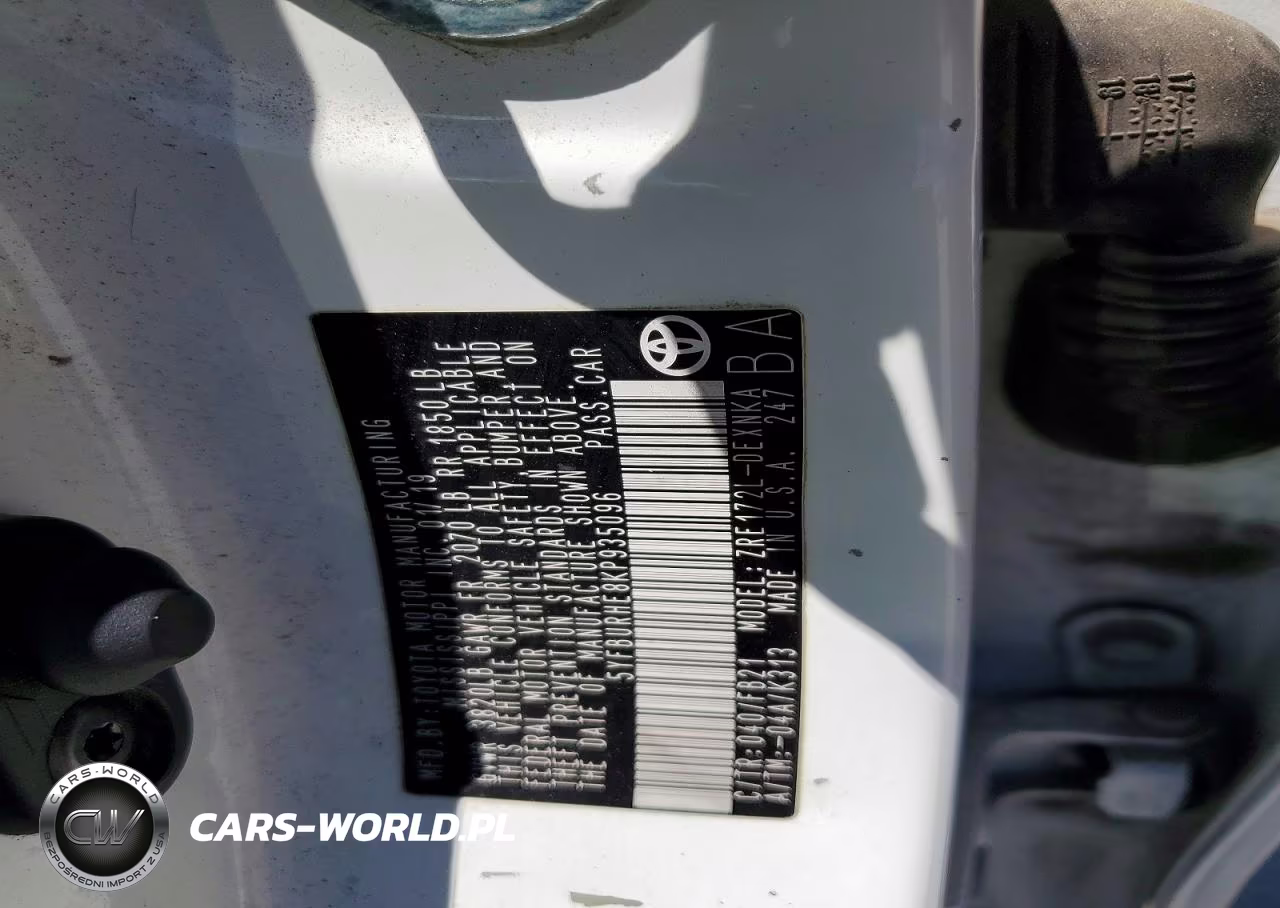 2019 Toyota Corolla Le VIN:5YFBURHE8KP935096 - 13