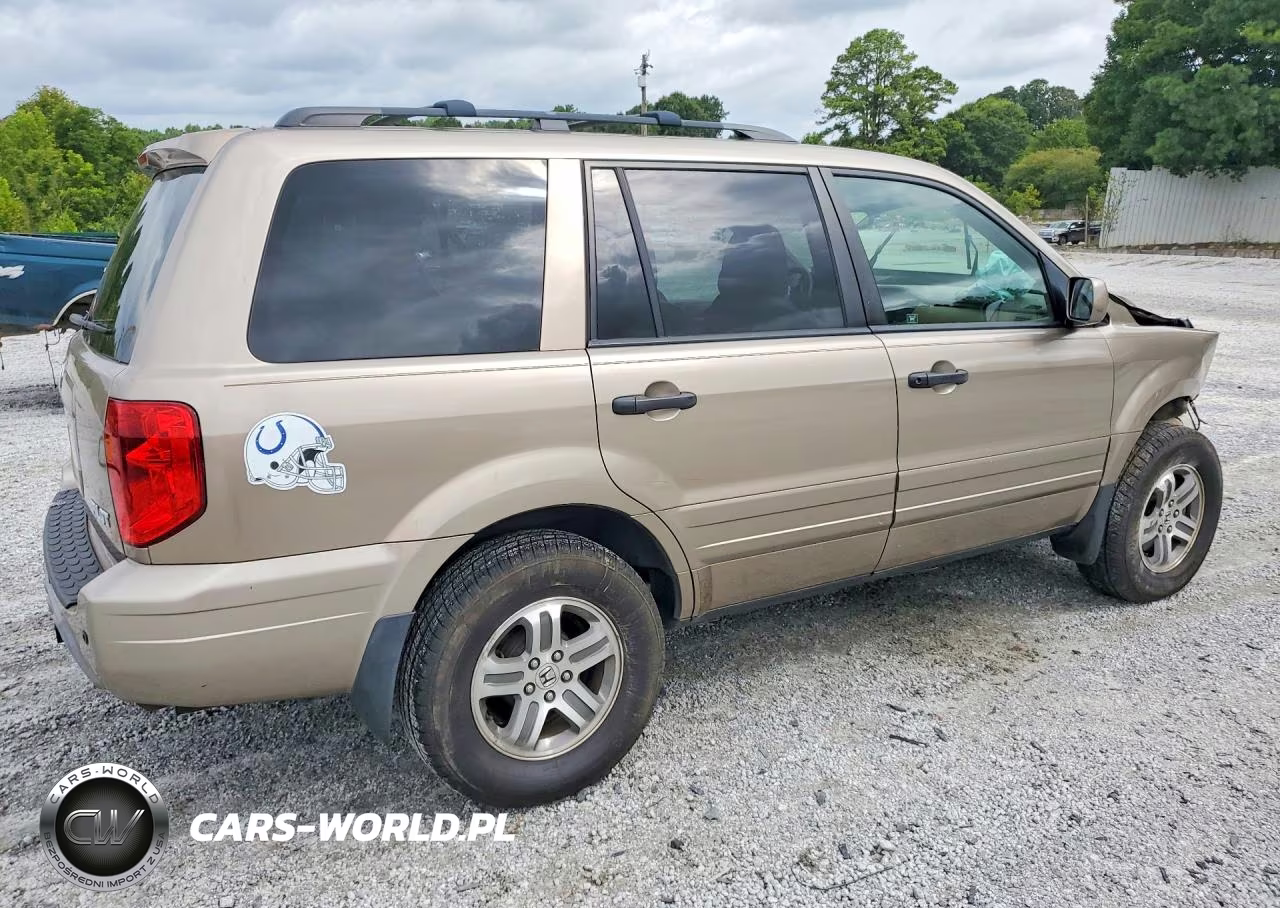 2004 Honda Pilot Exl VIN:2HKYF18524H557122 - 3