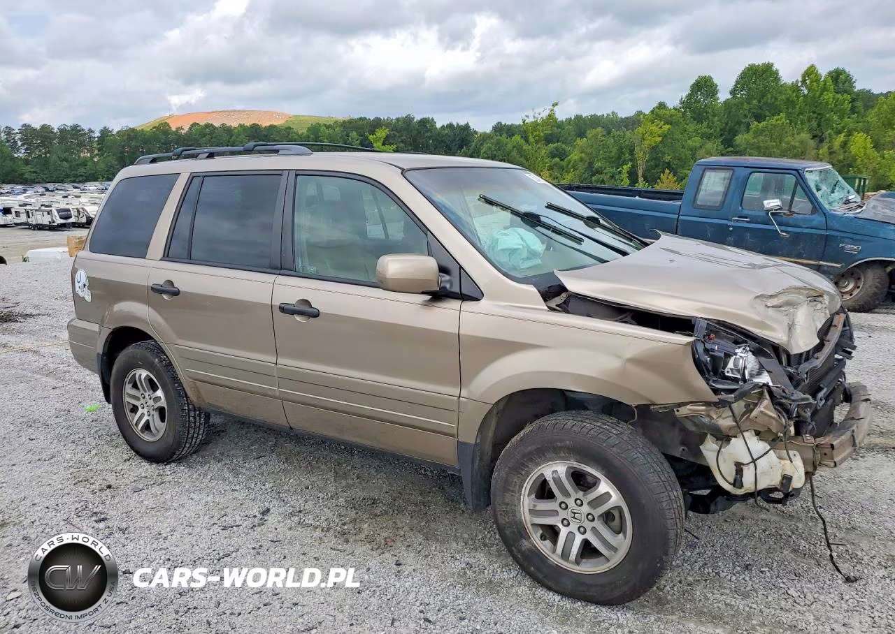 2004 Honda Pilot Exl VIN:2HKYF18524H557122 - 4