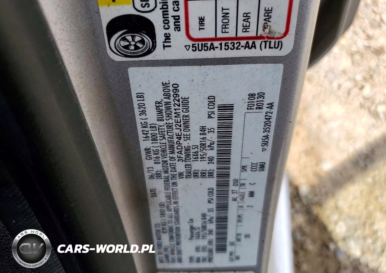 2014 Ford Fiesta Se VIN:3FADP4EJ2EM122990 - 13