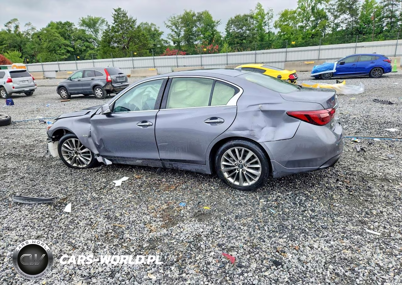 2019 Infiniti Q50 3.0T Luxe VIN:JN1EV7AR0KM592589 - 2