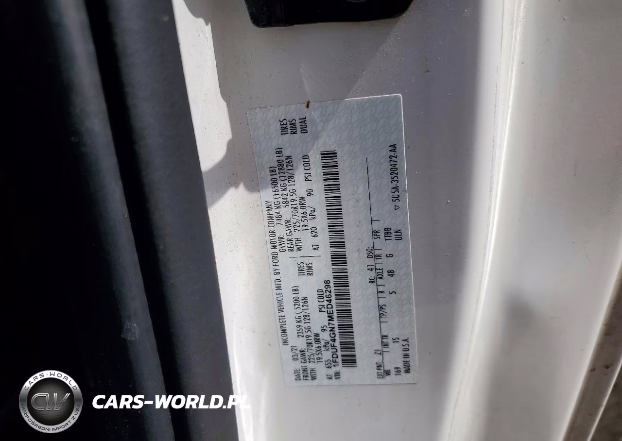 2021 Ford F450 Super Duty VIN:1FDUF4GN7MED46298 - 13