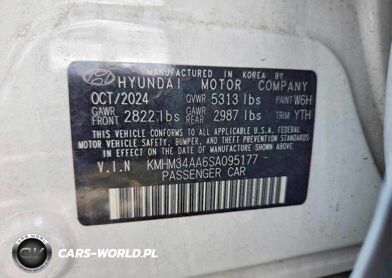 2025 Hyundai Ioniq 6 Sel VIN:KMHM34AA6SA095177 - 13