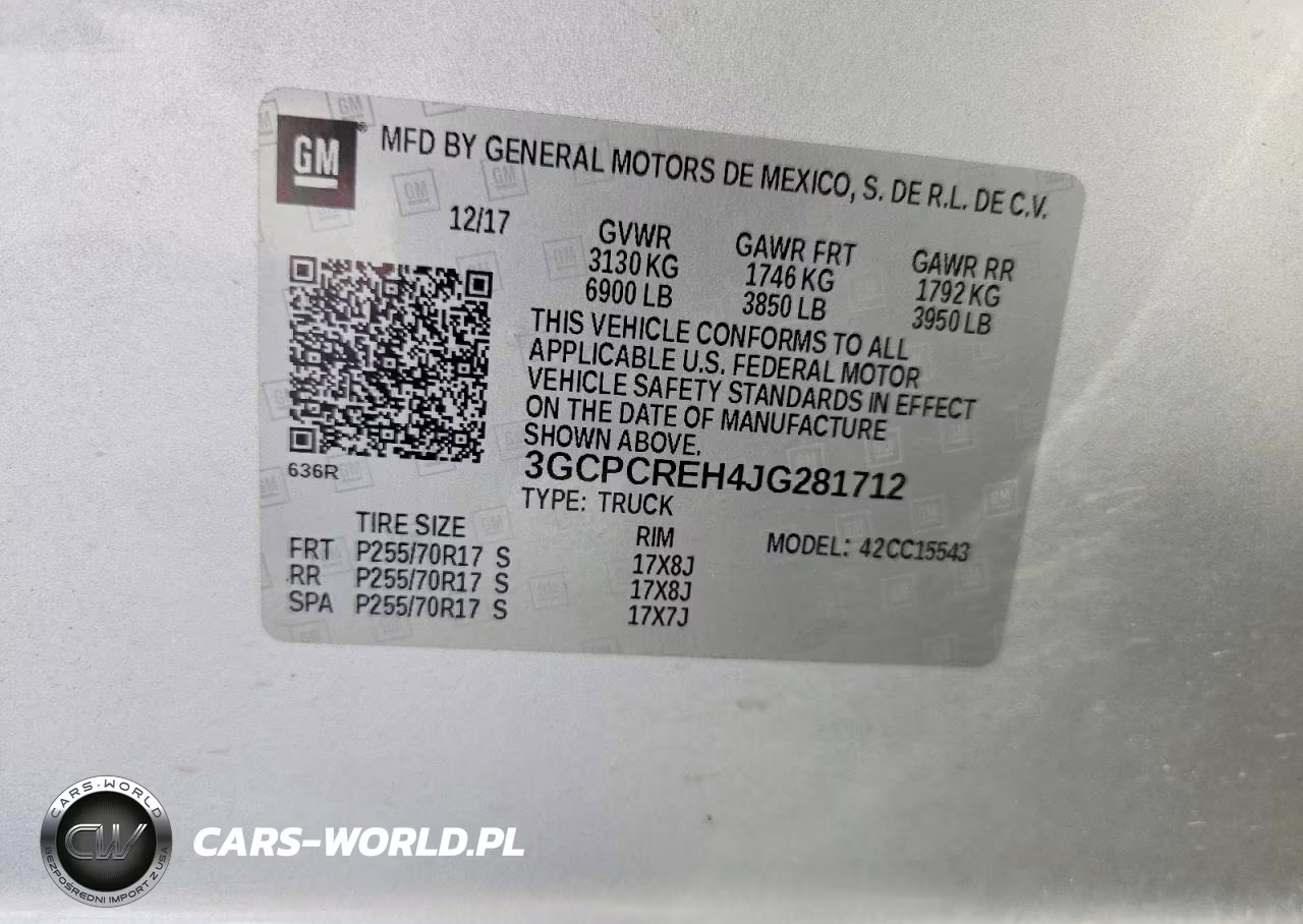 2018 Chevrolet Silverado C1500 Lt VIN:3GCPCREH4JG281712 - 12