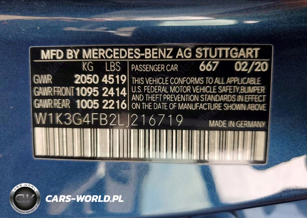2020 Mercedes-Benz A 220 4Matic VIN:W1K3G4FB2LJ216719 - 12