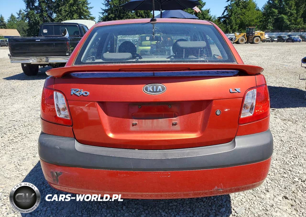 2009 Kia Rio Base VIN:KNADE223896551029 - 6