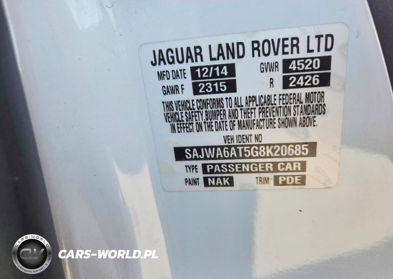 2016 Jaguar F-Type VIN:SAJWA6AT5G8K20685 - 13