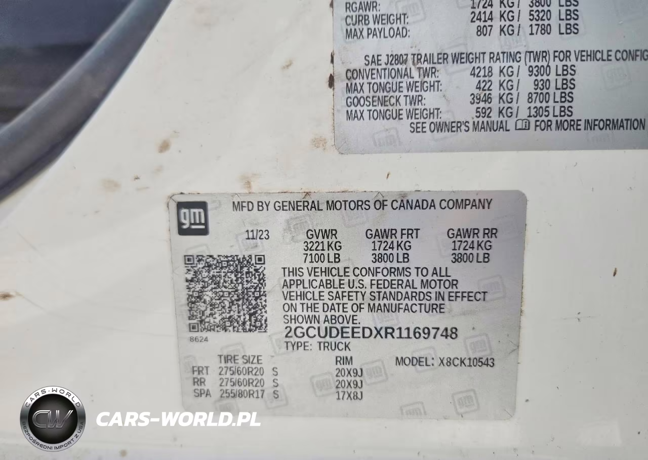 2024 Chevrolet Silverado K1500 Rst VIN:2GCUDEEDXR1169748 - 12
