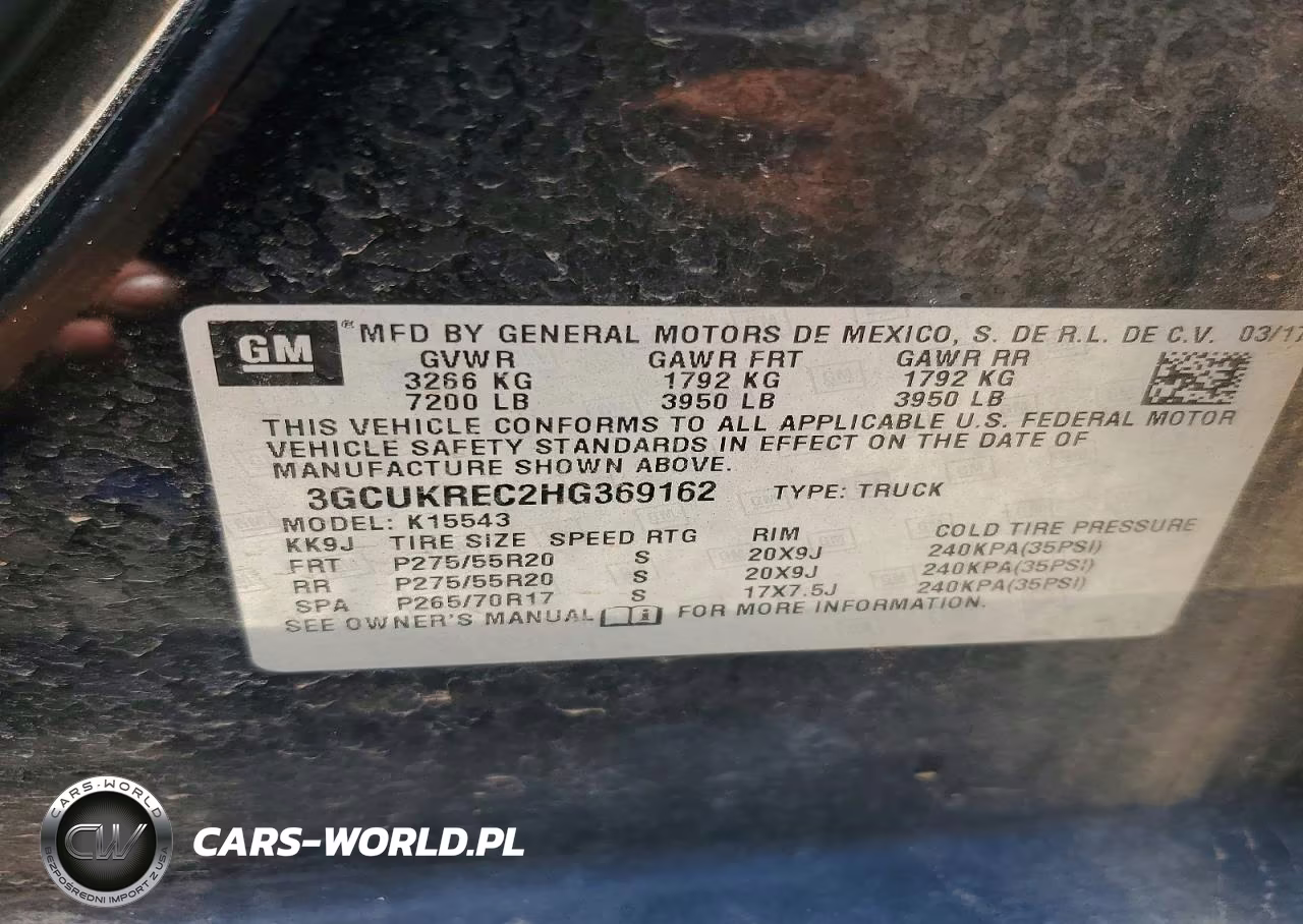 2017 Chevrolet Silverado K1500 Lt VIN:3GCUKREC2HG369162 - 12