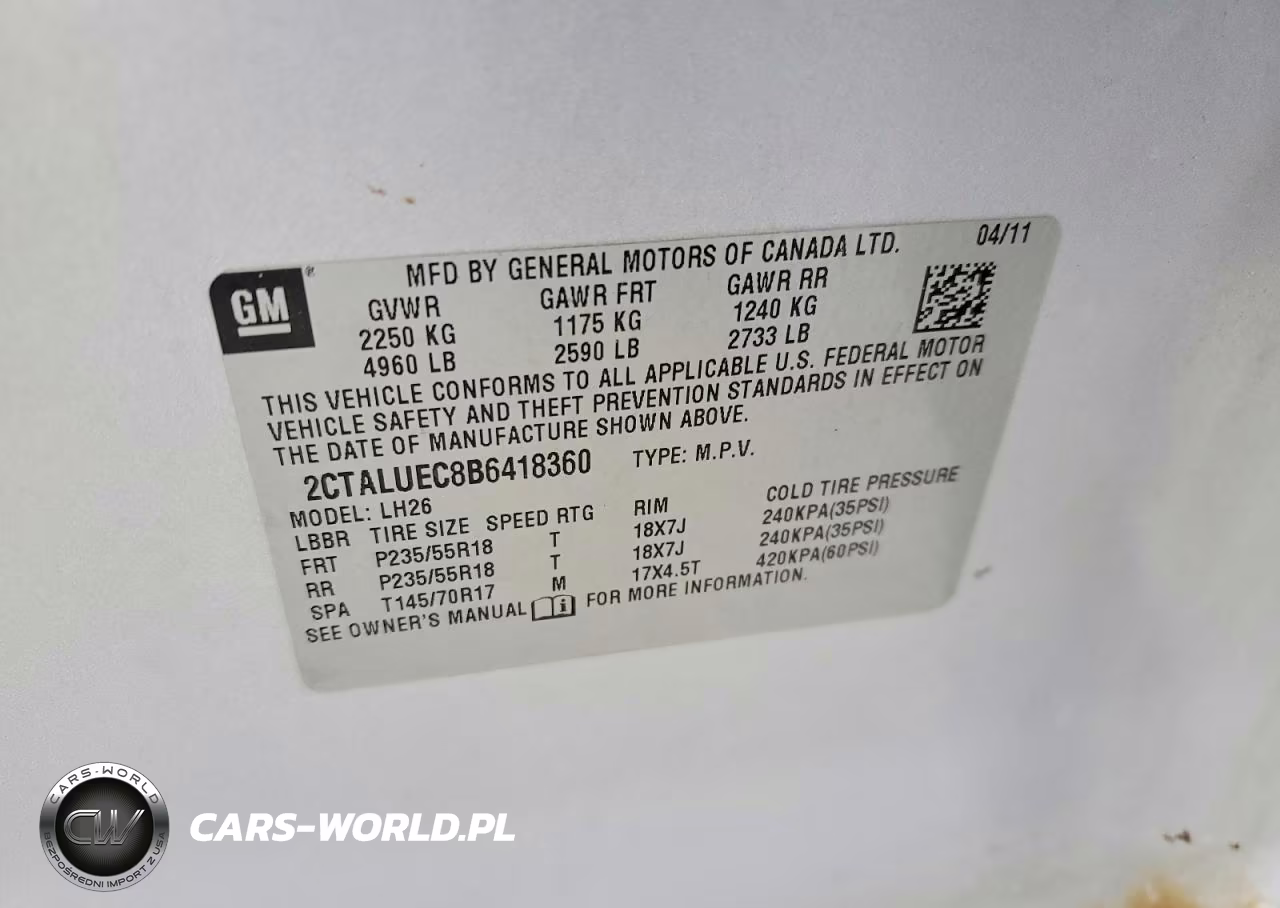 2011 GMC Terrain Slt VIN:2CTALUEC8B6418360 - 13