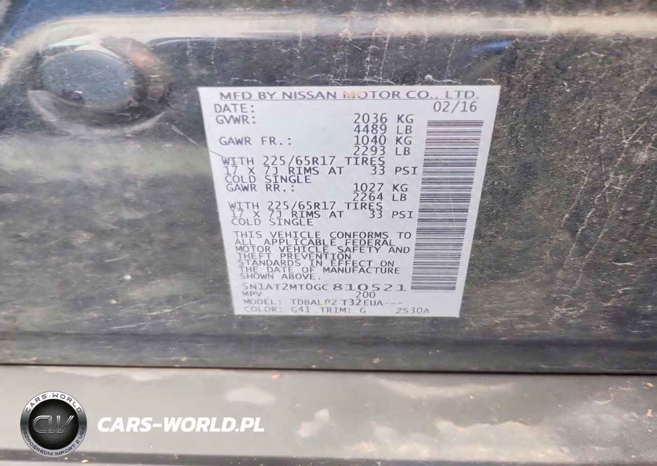 2016 Nissan Rogue S VIN:5N1AT2MT0GC810521 - 12