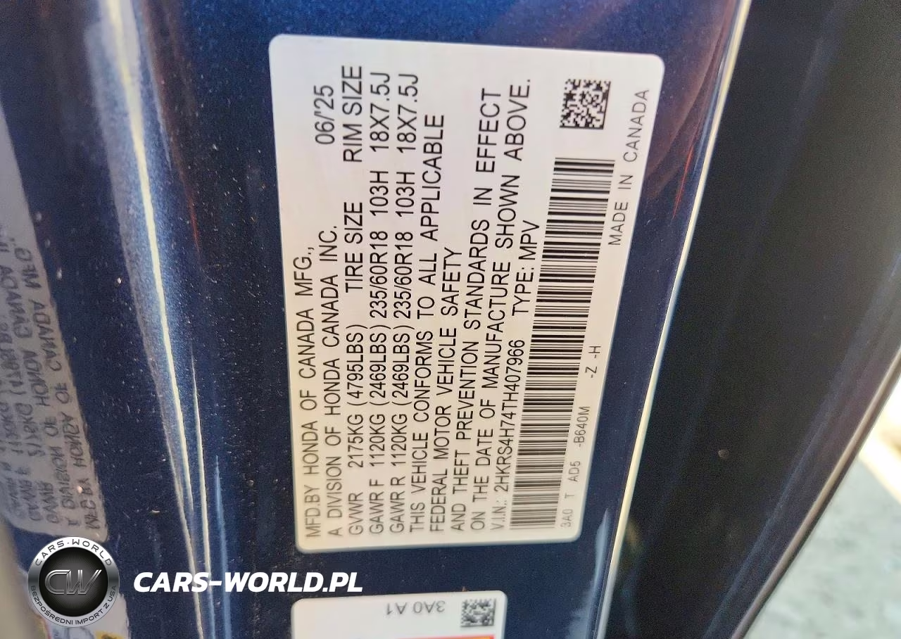 2026 Honda Cr-V Exl VIN:2HKRS4H74TH407966 - 13