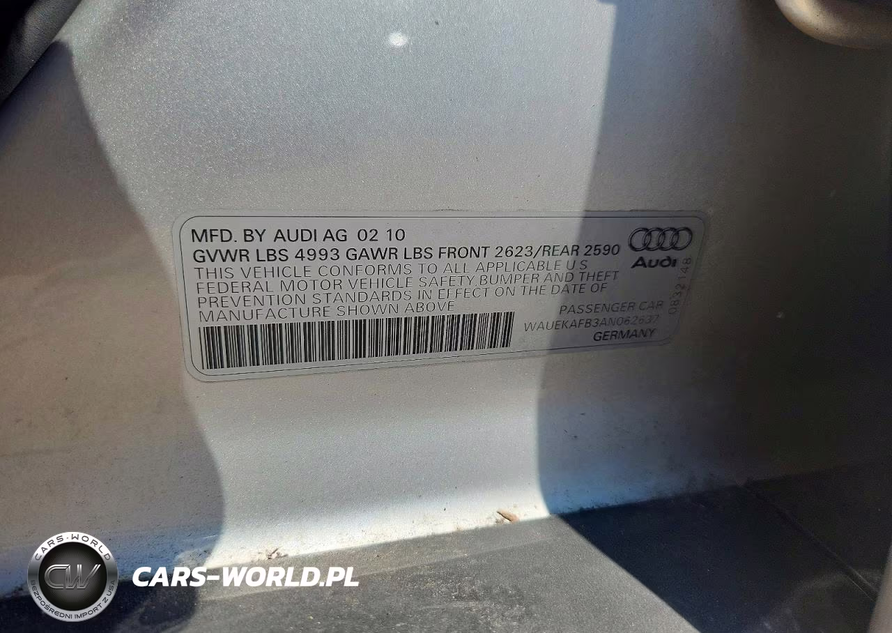 2010 Audi A6 Premium Plus VIN:WAUEKAFB3AN062637 - 12