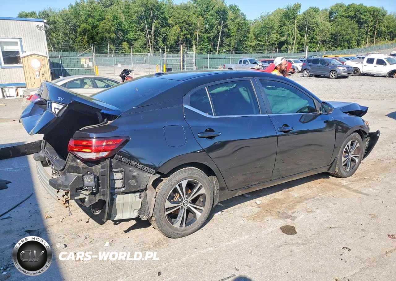 2020 Nissan Sentra Sv VIN:3N1AB8CV8LY227521 - 3