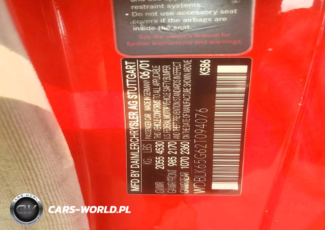 2002 Mercedes-Benz Clk 320 VIN:WDBLK65G62T094076 - 12