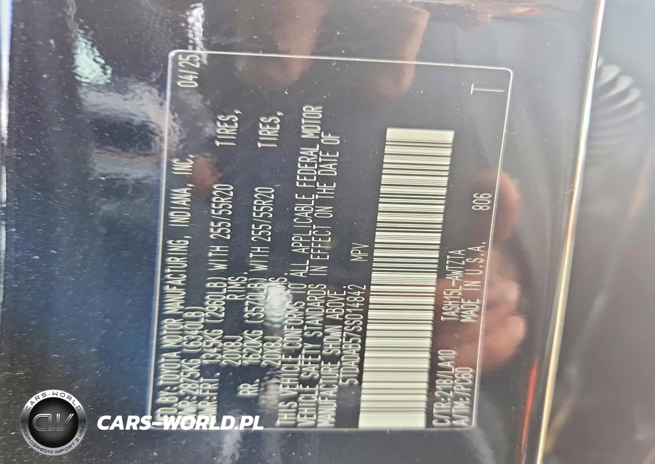 2025 Toyota Grand Highlander Hybrid Max Platinum VIN:5TDADAB57SS014842 - 14