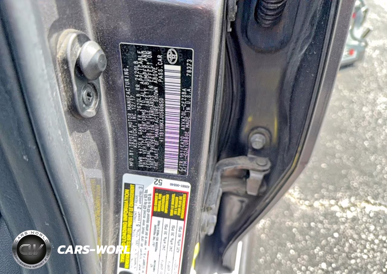2018 Toyota Camry Se VIN:4T1B11HKXJU560650 - 10