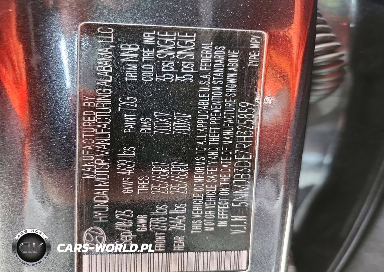 2024 Hyundai Tucson Sel VIN:5NMJB3DE7RH325859 - 14