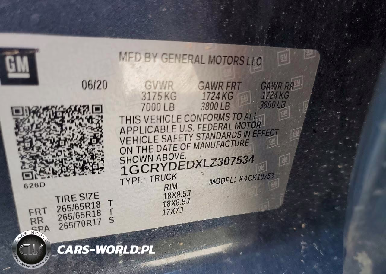 2020 Chevrolet Silverado K1500 Lt VIN:1GCRYDEDXLZ307534 - 13