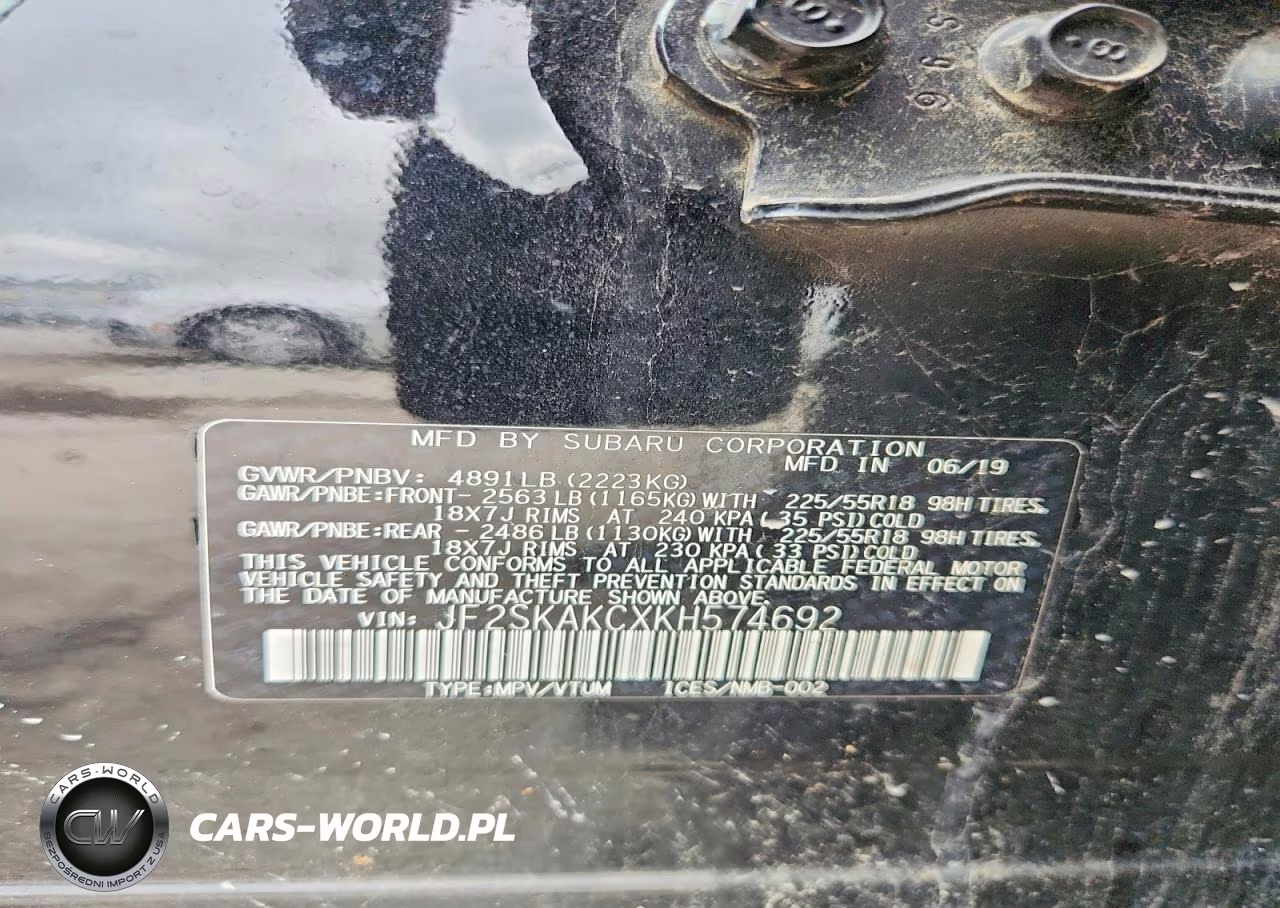 2019 Subaru Forester Sport VIN:JF2SKAKCXKH574692 - 13