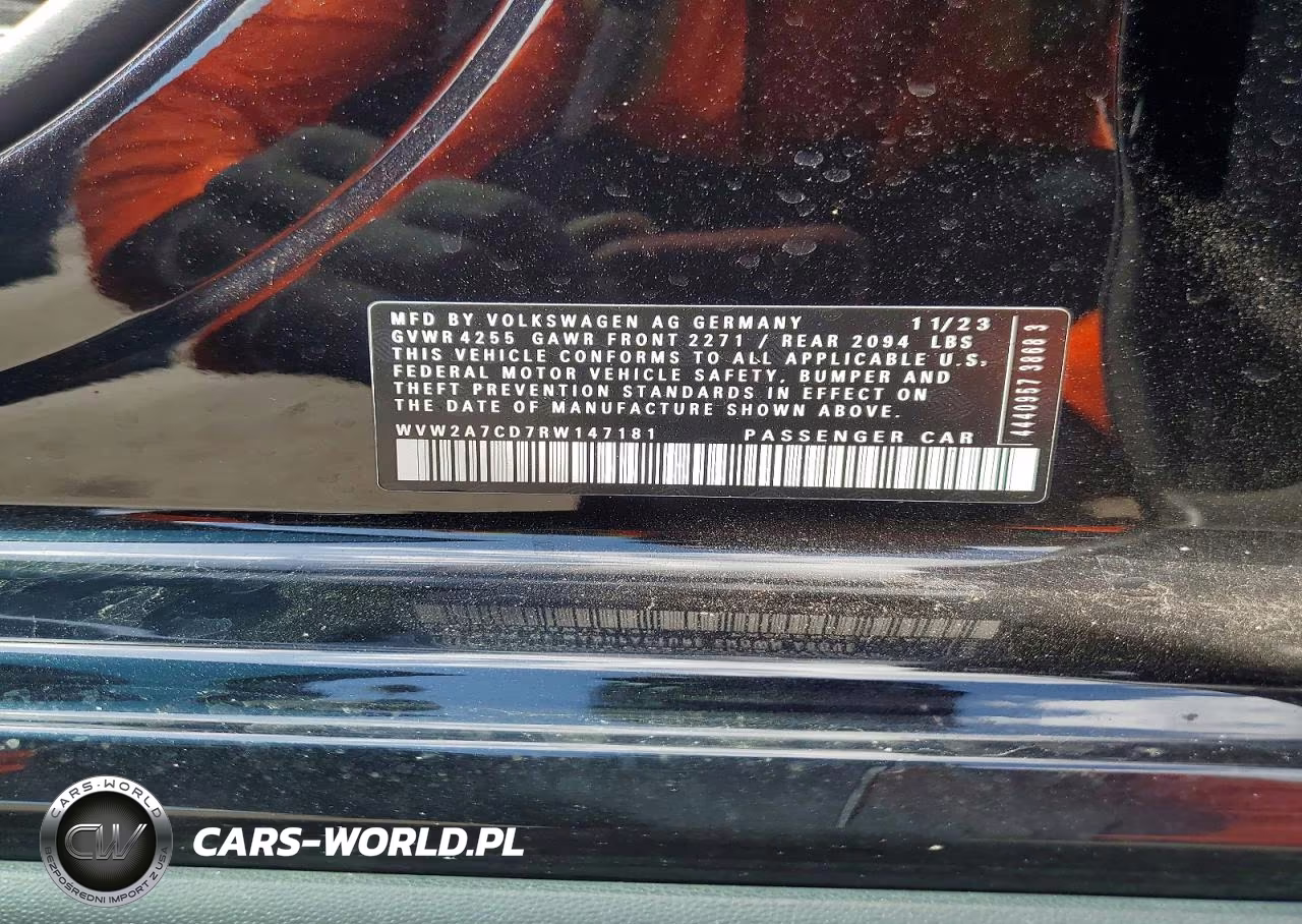 2024 Volkswagen Gti Se VIN:WVW2A7CD7RW147181 - 13