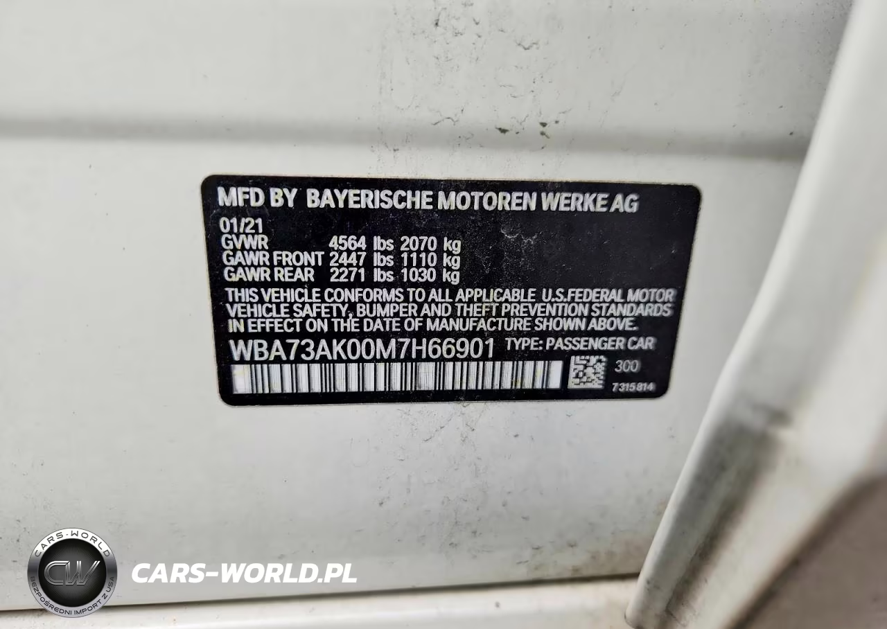 2021 BMW 228Xi VIN:WBA73AK00M7H66901 - 12