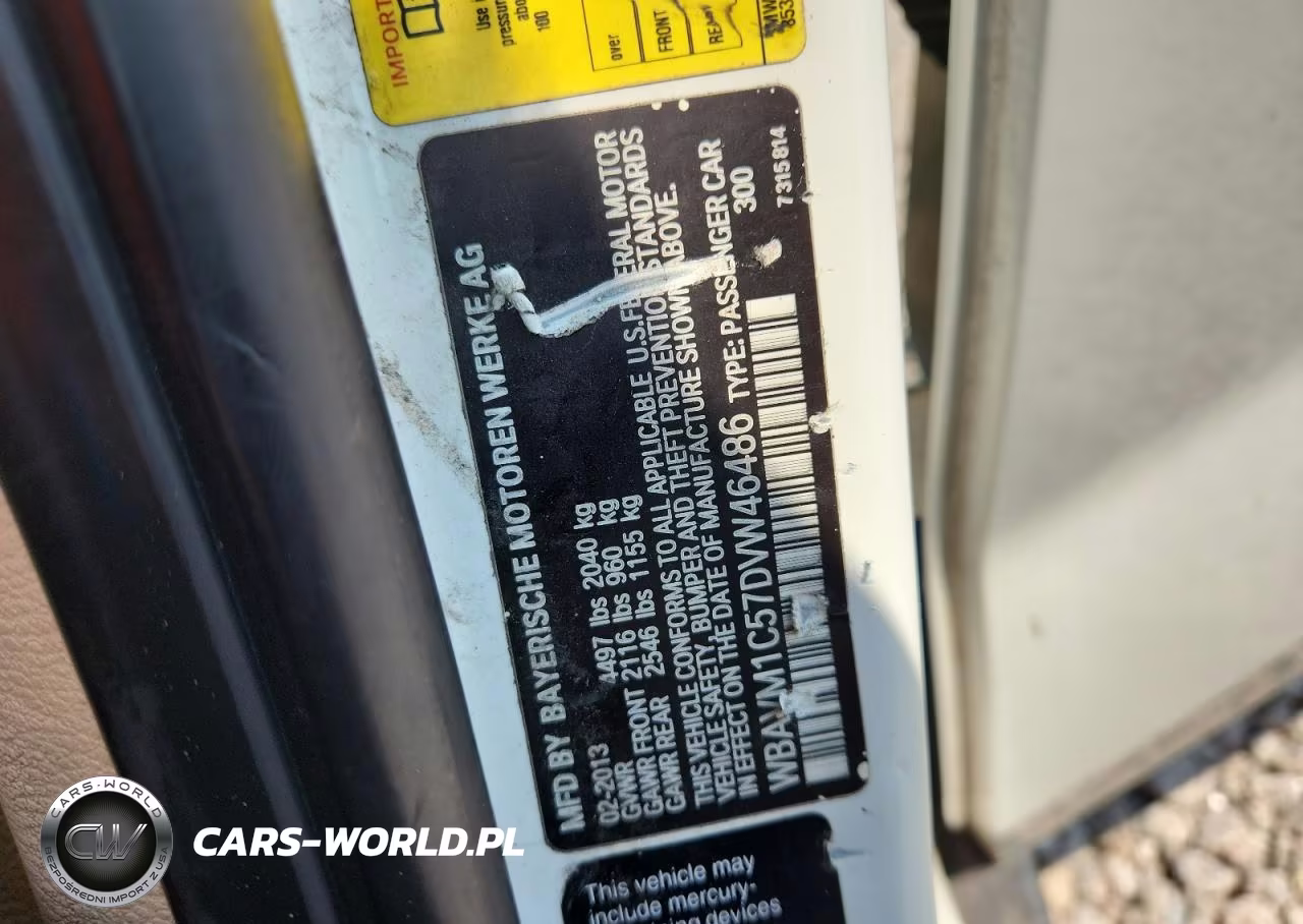 2013 BMW X1 Sdrive28I VIN:WBAVM1C57DVW46486 - 12