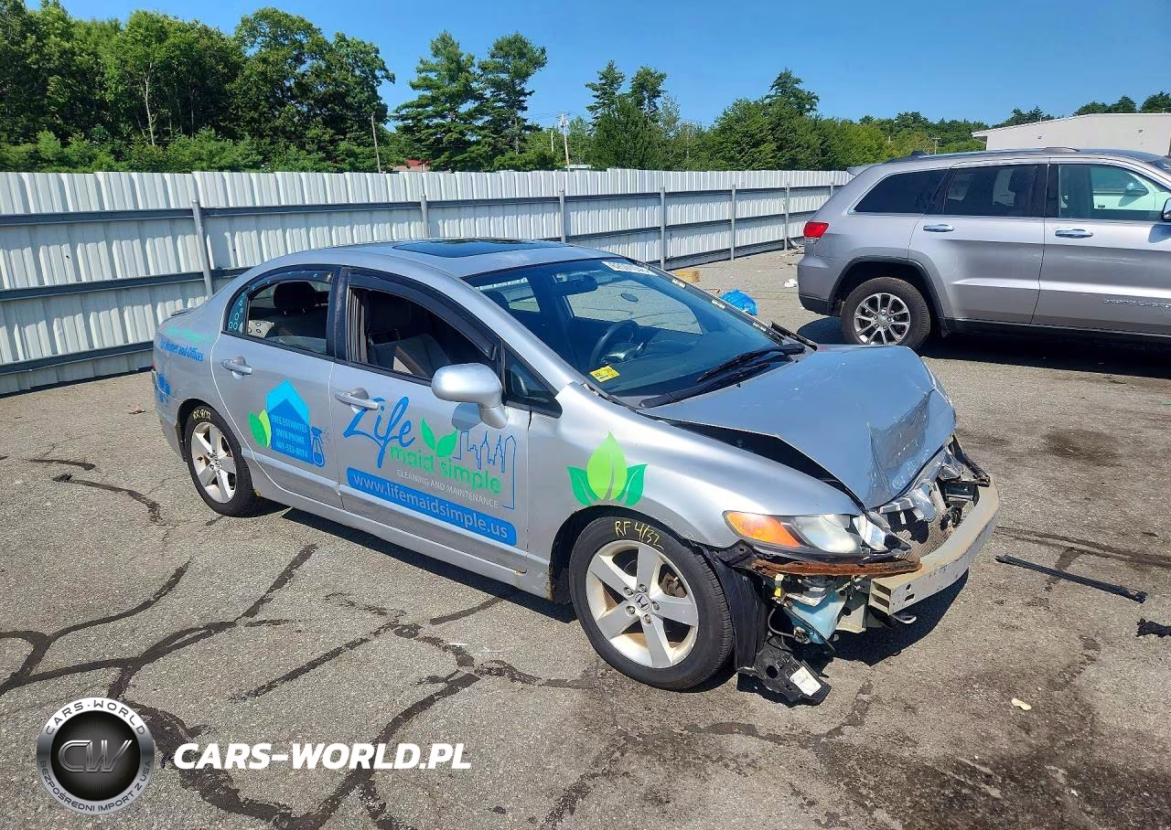 2008 Honda Civic Ex VIN:2HGFA16888H303630 - 4