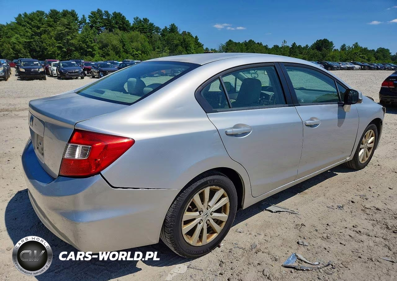 2012 Honda Civic Ex VIN:2HGFB2F88CH327387 - 3