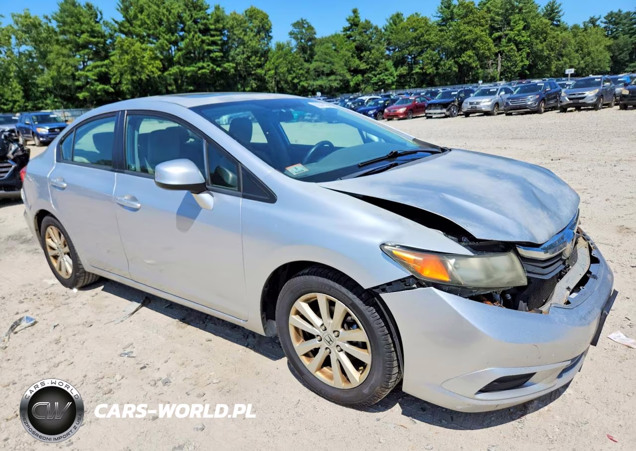 2012 Honda Civic Ex VIN:2HGFB2F88CH327387 - 4