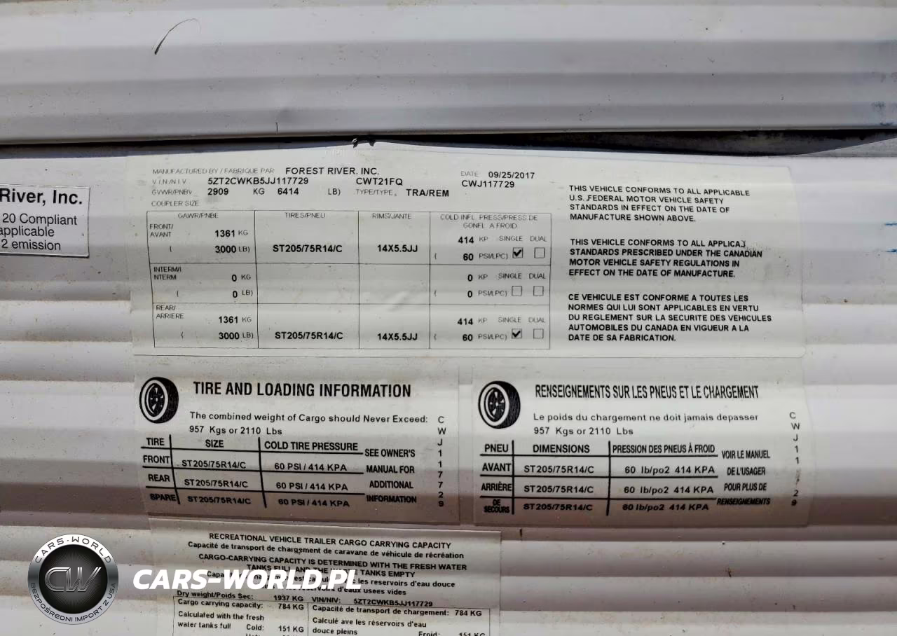 2018 Forest River Clipper Camper VIN:5ZT2CWKB5JJ117729 - 10
