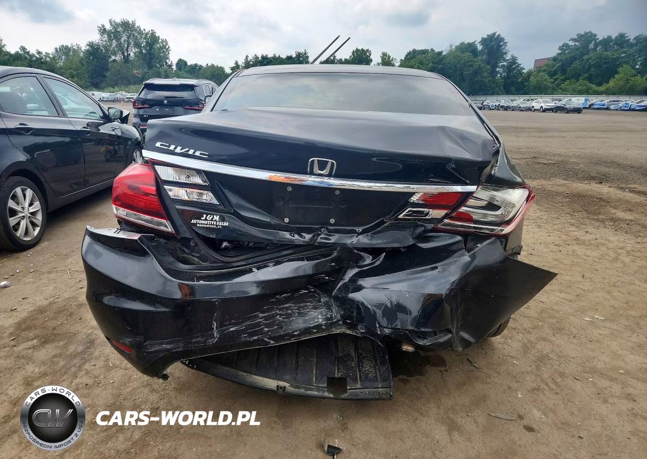 2015 Honda Civic Lx VIN:19XFB2F59FE235581 - 6
