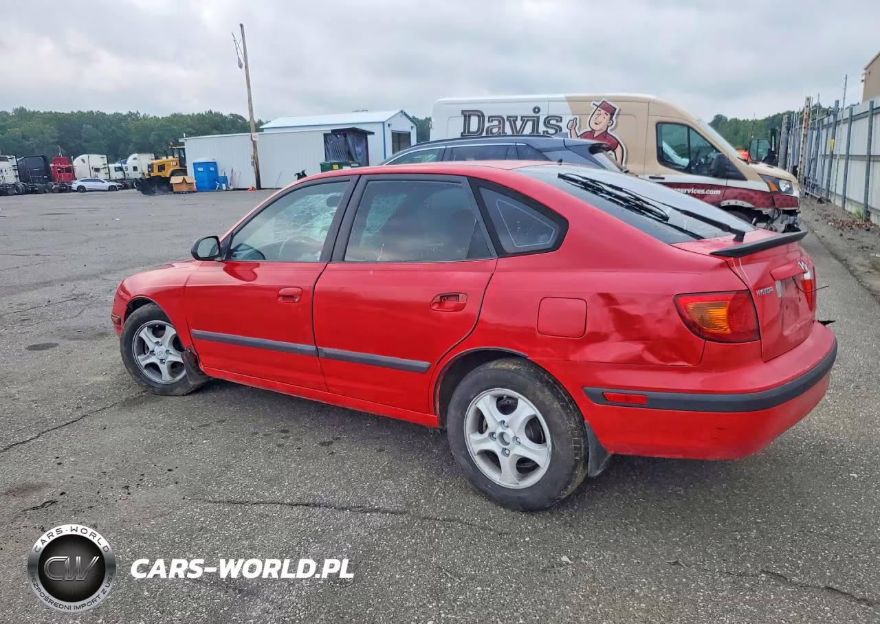 2002 Hyundai Elantra Gt VIN:KMHDN55D02U070973 - 2