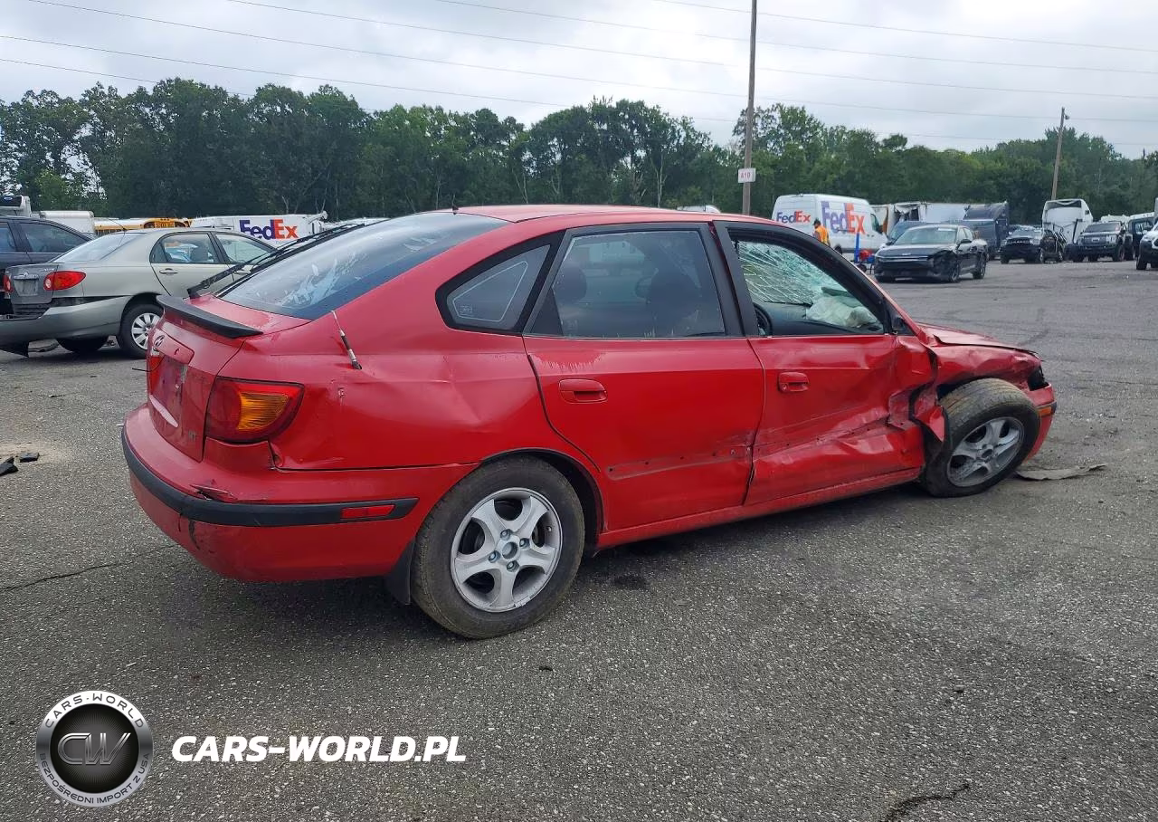 2002 Hyundai Elantra Gt VIN:KMHDN55D02U070973 - 3