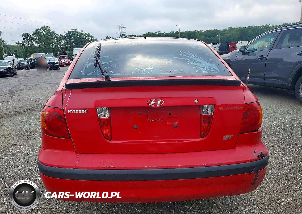 2002 Hyundai Elantra Gt VIN:KMHDN55D02U070973 - 6