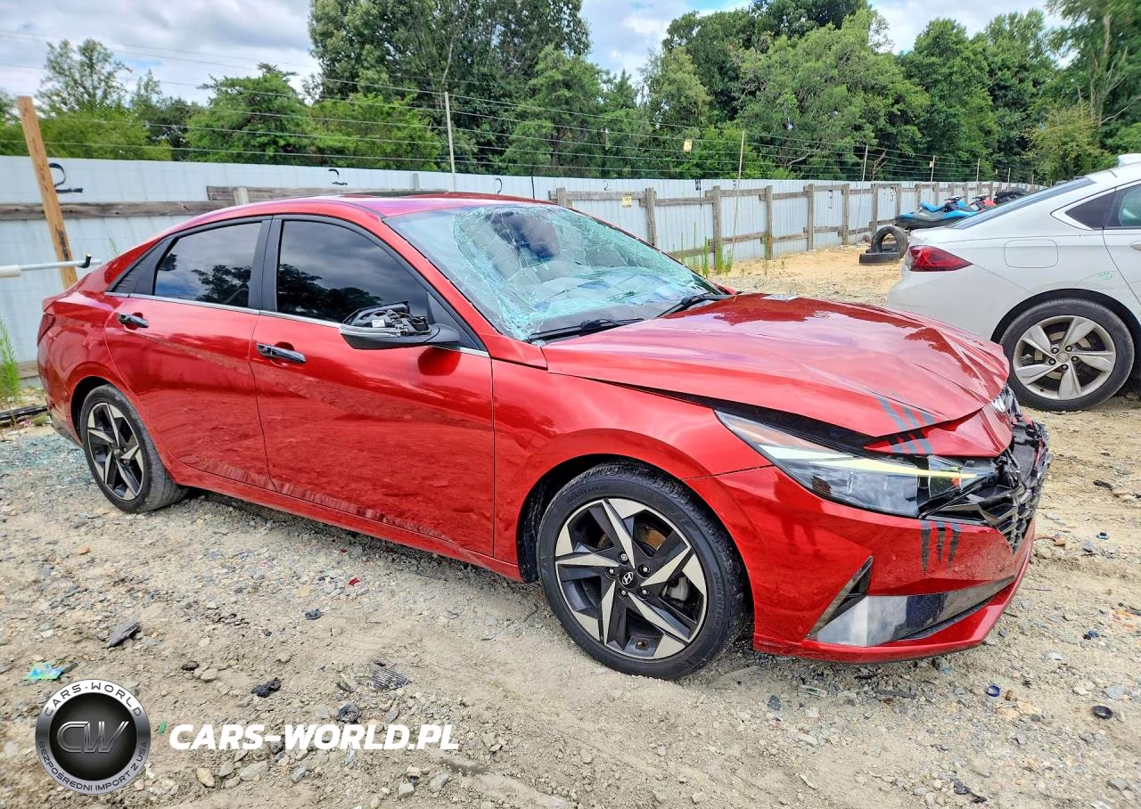 2021 Hyundai Elantra Limited VIN:KMHLP4AG7MU074747 - 4