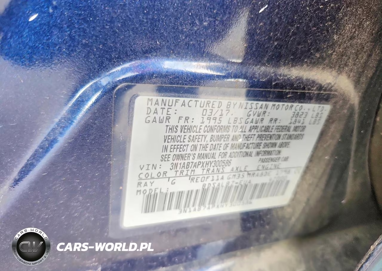 2017 Nissan Sentra S VIN:3N1AB7APXHY300586 - 12