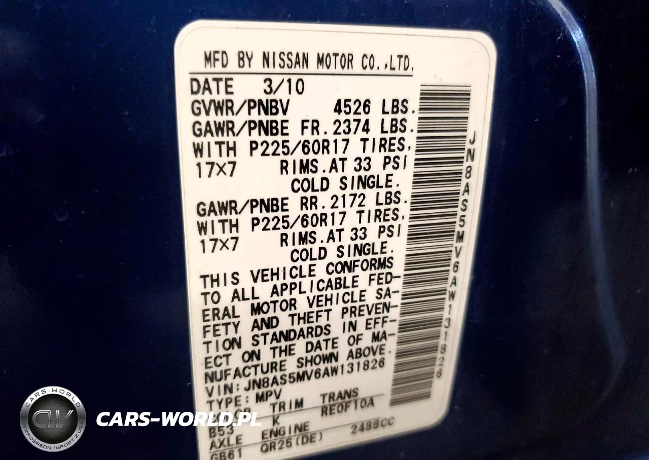 2010 Nissan Rogue S VIN:JN8AS5MV6AW131826 - 13