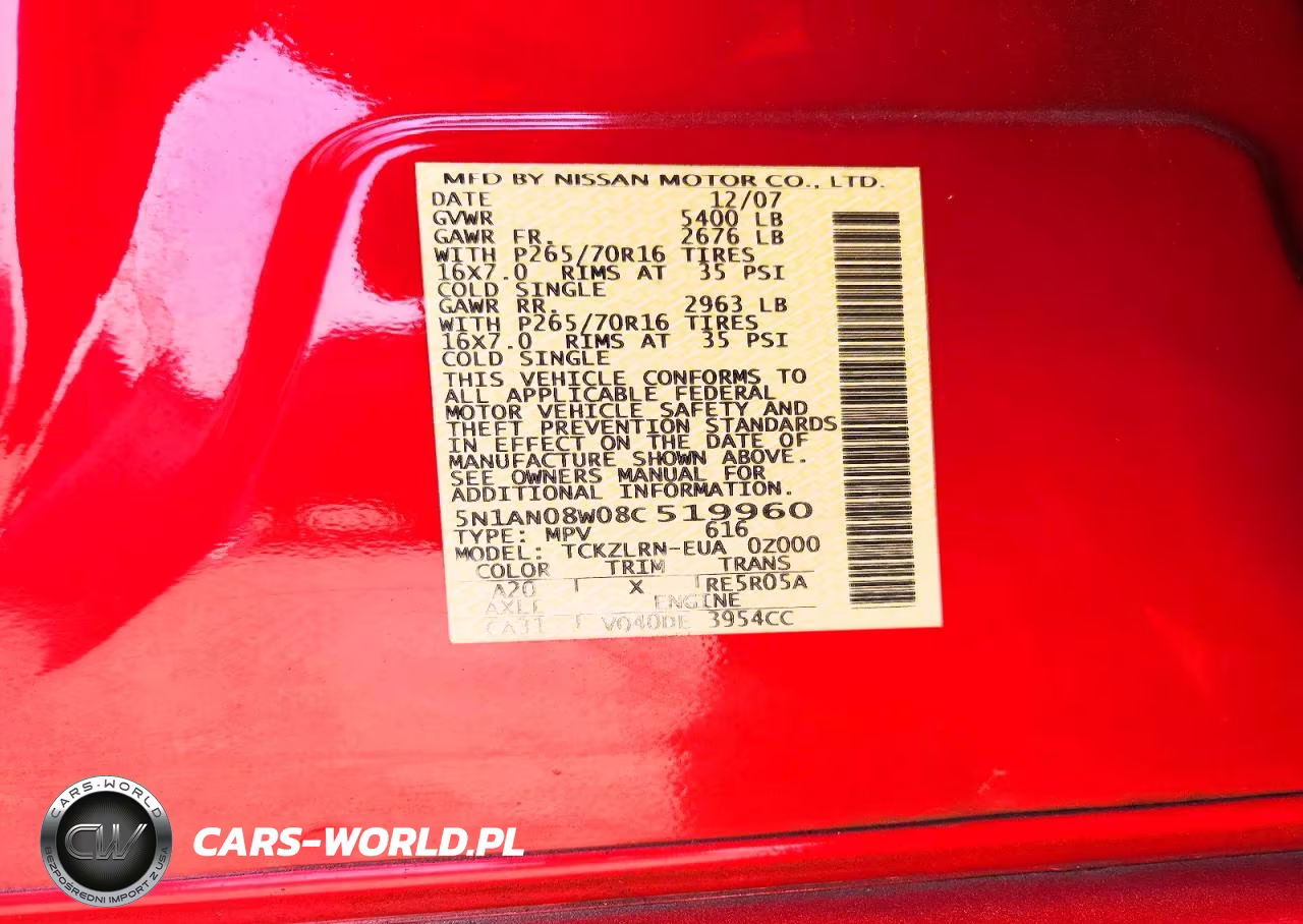 2008 Nissan Xterra X VIN:5N1AN08W08C519960 - 13