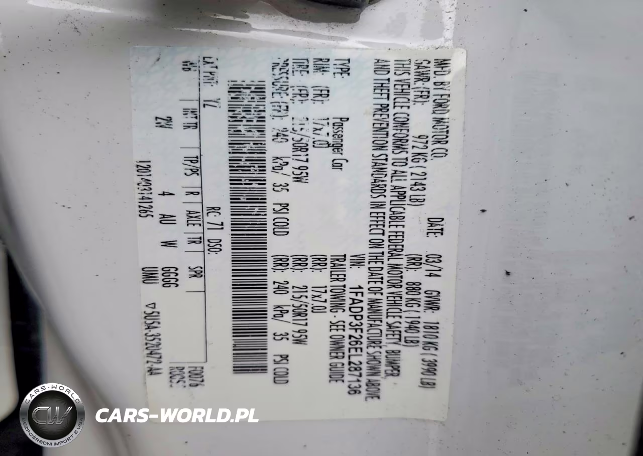 2014 Ford Focus Se VIN:1FADP3F26EL287136 - 12