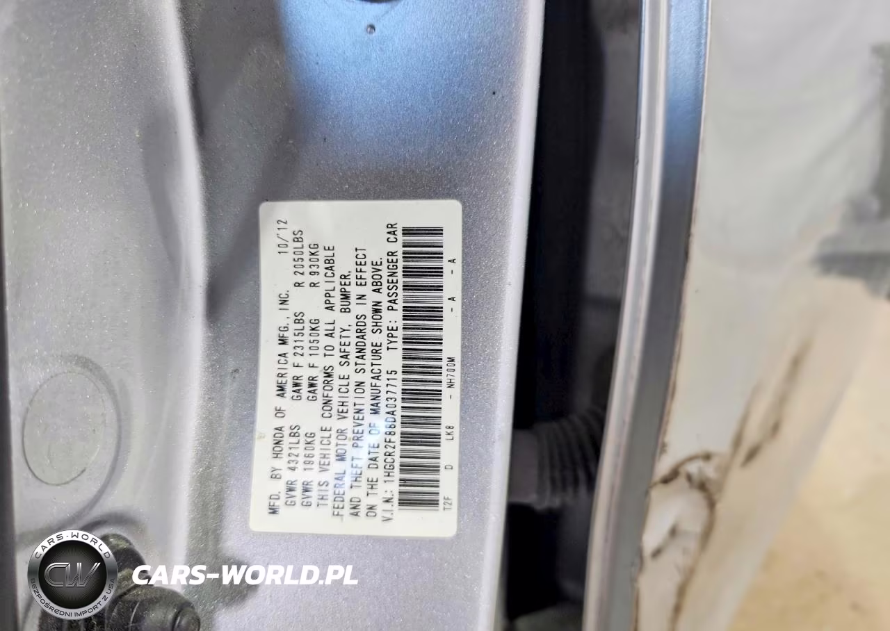 2013 Honda Accord Exl VIN:1HGCR2F88DA037715 - 13