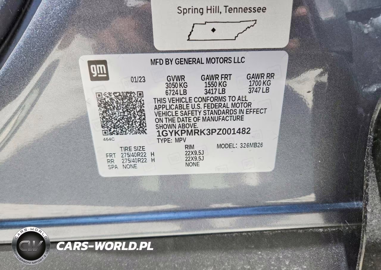 2023 Cadillac Lyriq Luxury VIN:1GYKPMRK3PZ001482 - 12