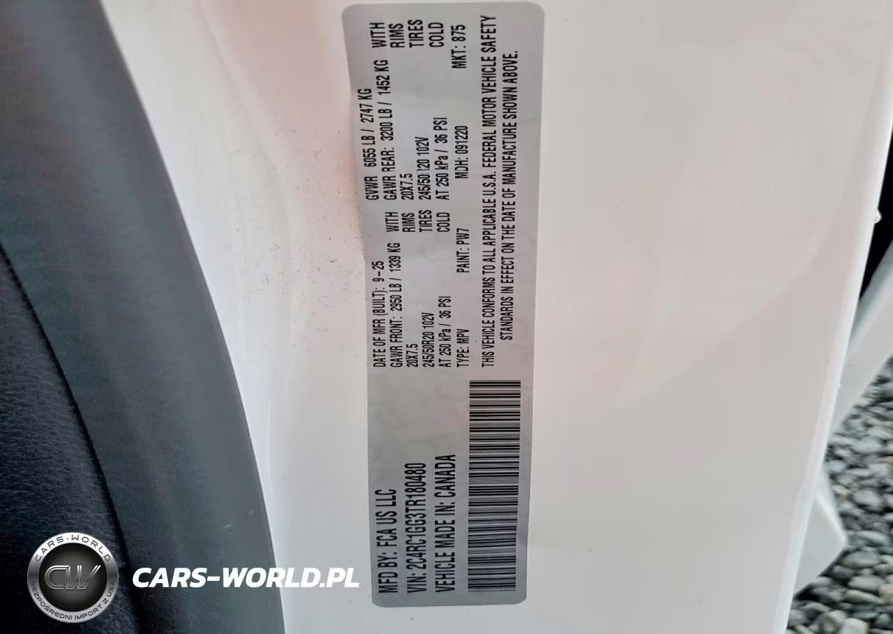 2026 Chrysler Pacifica Limited VIN:2C4RC1GG3TR180480 - 13