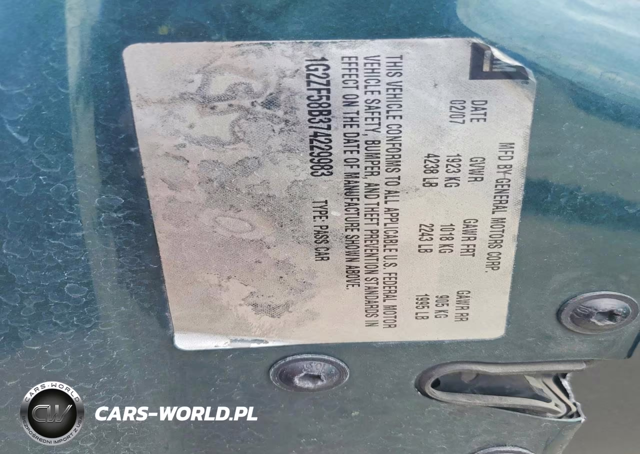 2007 Pontiac G6 Value Leader VIN:1G2ZF58B374229983 - 12