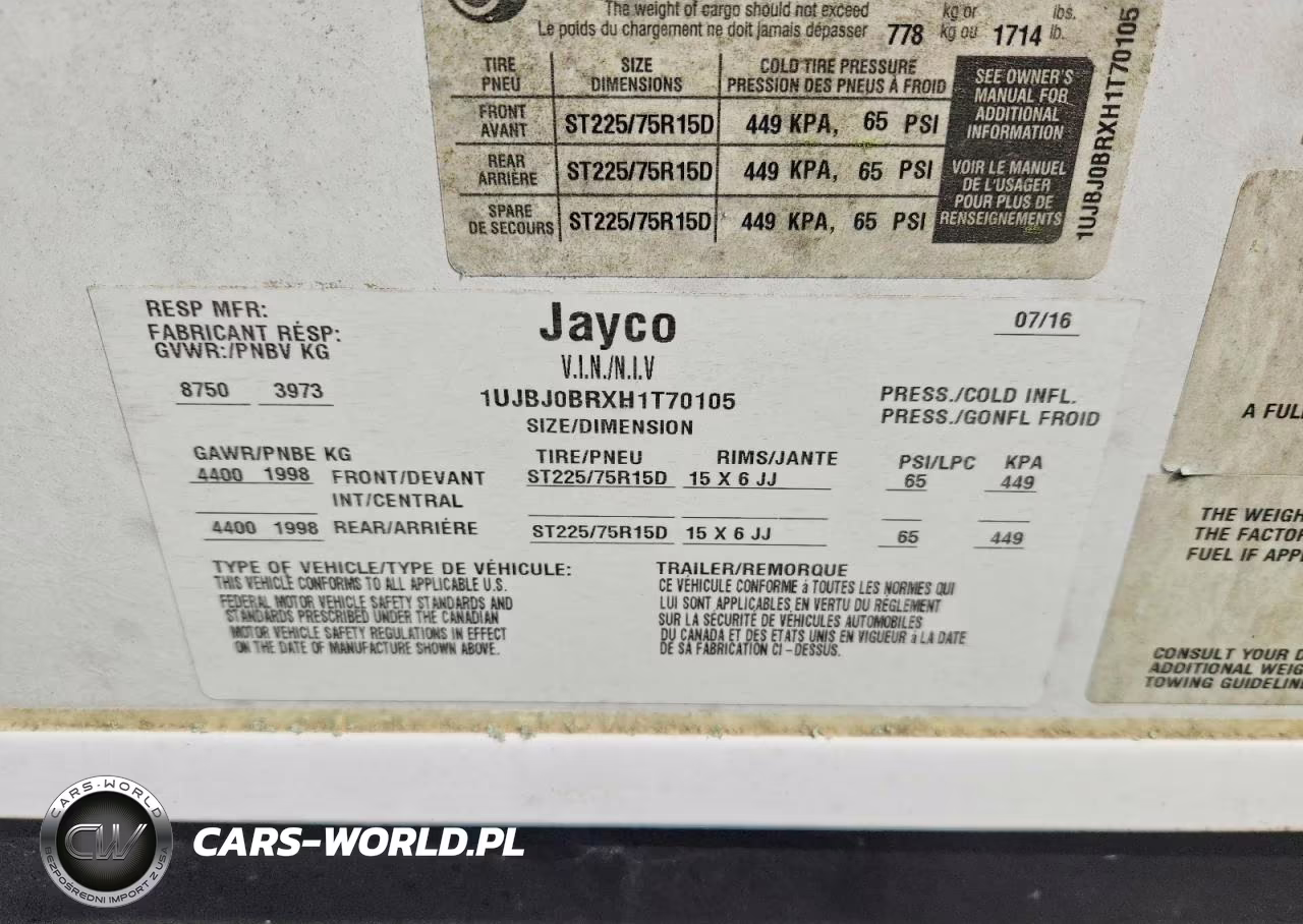 2017 Jayco Jay Flight Camper VIN:1UJBJ0BRXH1T70105 - 10