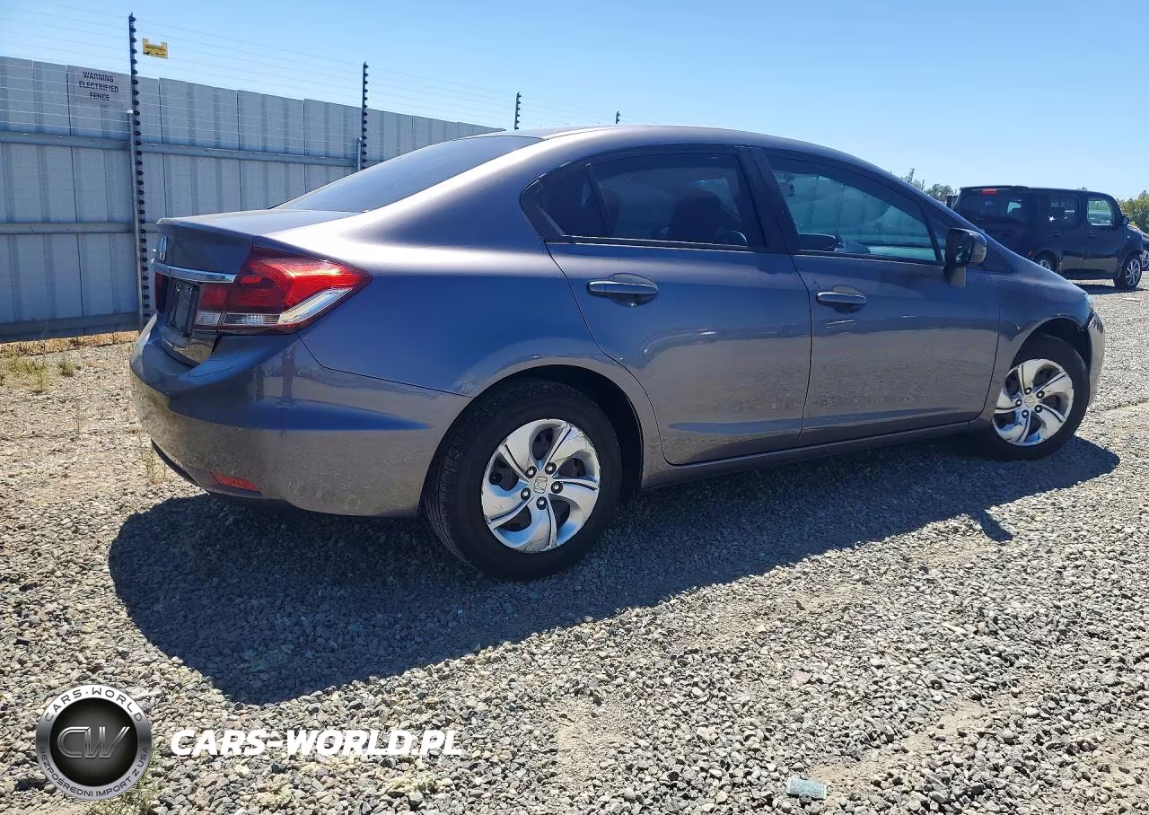 2015 Honda Civic Lx VIN:19XFB2F55FE013054 - 3