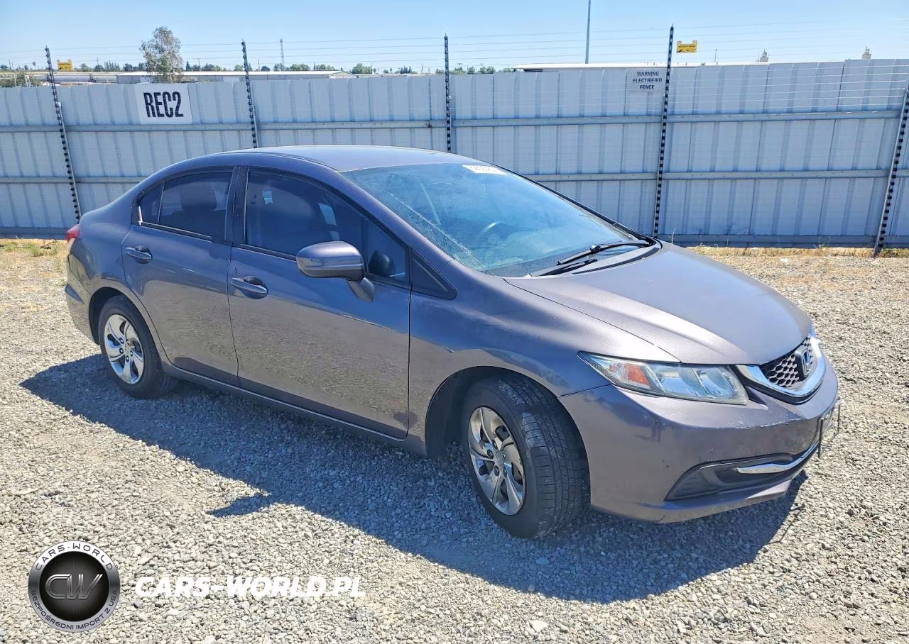 2015 Honda Civic Lx VIN:19XFB2F55FE013054 - 4